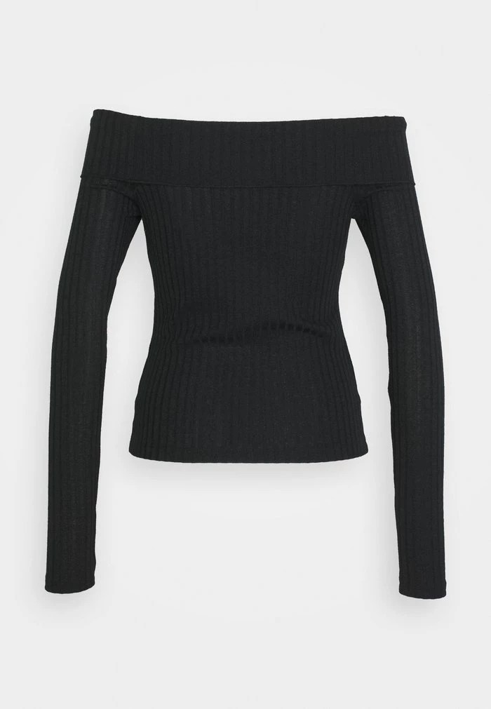 T-Shirt ANNA FIELD Anna Field Long Sleeved Top Noir Femme | YXE-6078420